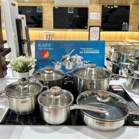 BỘ NỒI KAFF CAO CẤP 5 MÓN INOX 304 KF-ST005Fr BỘ NỒI KAFF CAO CẤP 5 MÓN INOX 304 KF-ST005Fr